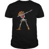 Dabbing Skeleton Cowboy Hat Halloween Dab shirt