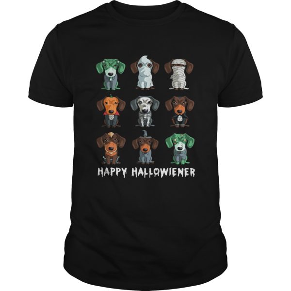 Dachshund Happy Halloween shirt