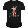 Dancer Cute Reindeer Funny Christmas Group Set shirt