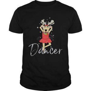 Dancer Cute Reindeer Funny Christmas Group Set shirt