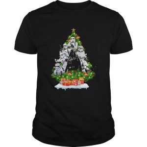 Darth vader and Stormtrooper Christmas Tree shirt