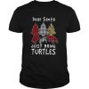 Dear Santa Just Bring Turtles Plaid Christmas Tree shirt
