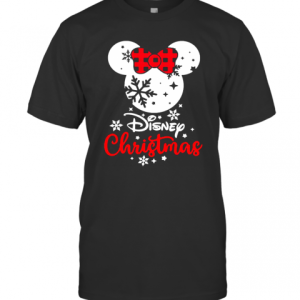 Disney Christmas Mickey Red Bow T-Shirt