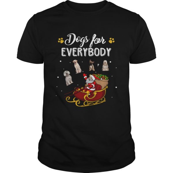 Dogs for everybody Santa Claus Christmas shirt