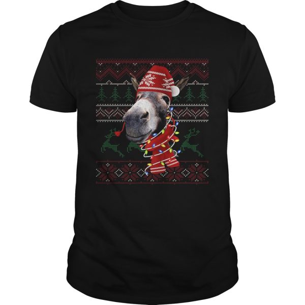 Donkey Xmas Ugly Christmas shirt