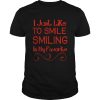 ELF I Lke To Smile Smiling Is My Favorite Christmas shirt