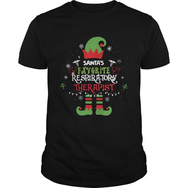 ELF Santas Favorite Respiratory therapist shirt