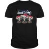 Elephant Santa Seattle Seahawks shirt
