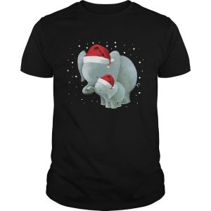 Elephants Mom And Baby Christmas shirt