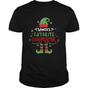 Elf Christmas Santas Favorite Chiropractor shirt