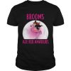 Flamingo Brooms Are For Amateurs Halloween Theme TShirt