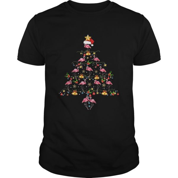 Flamingo Christmas Tree Shirt