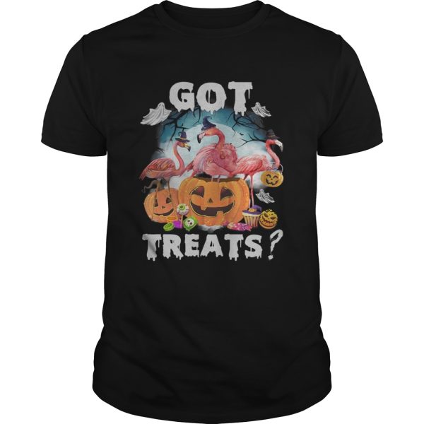 Flamingo Pumpkin Halloween TShirt