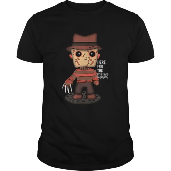 Freddy Krueger Here For The Boos Halloween shirt