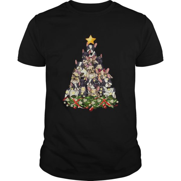 French Bulldog Dog Christmas Light Decor Christmas Tree shirt