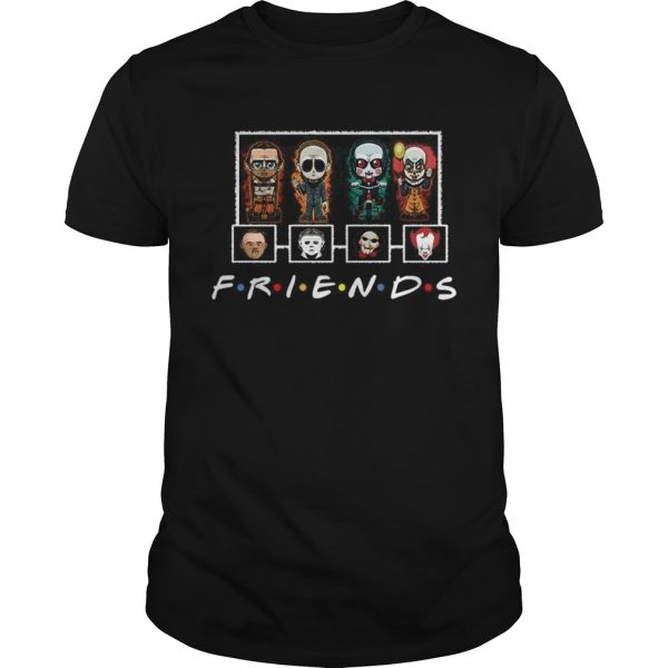 Friends Horror Movie Creepy Halloween Funny T-Shirt