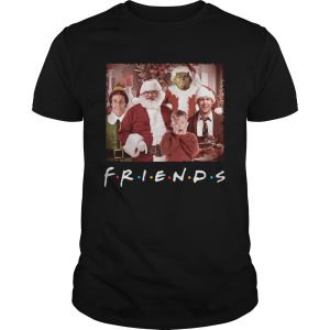 Friends tv show christmas movie characters shirt