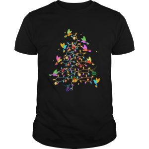 Funny Cute Hummingbirds Christmas Tree shirt