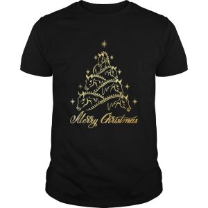 Funny Horse Christmas Tree shirt