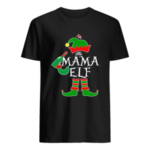 Funny The Mama Elf Family Matching Group Christmas shirt