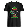 Funny The Sister Elf Family Matching Group Christmas shirt