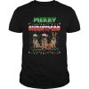 German Shepherd Christmas Light Merry Christmas shirt