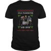 Gold Frankenstein and grrr Ugly Xmas Christmas shirt