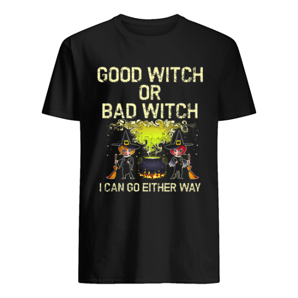 Good or Bad Witch Cute Womens Halloween shirt