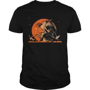 Great Vintage Witch and Moon Halloween shirt