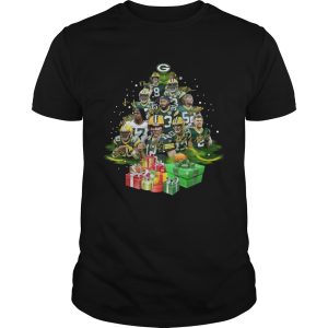 Green Bay Packers Players Christmas Tree shirt