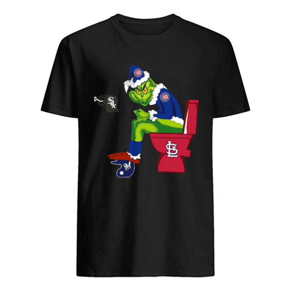 Grinch Chicago Cubs and St. Louis Cardinals toilet shirt