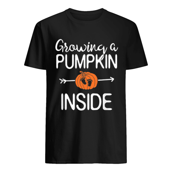 Growing a pumpkin inside pregnancy Pregnant halloween mom shirt