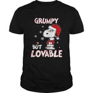 Grumpy but lovable Snoopy Christmas shirt