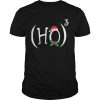 HO3 or HO Cube Funny Christmas Math Teachers Themed shirt