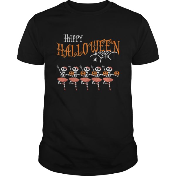 Halloween Dancing Ballet Skeleton Ballerina Costume shirt