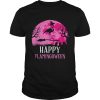 Halloween Flamingo Witch Happy Flamingoween Gift shirt