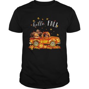 Halloween Hello Fall Dachshund shirt