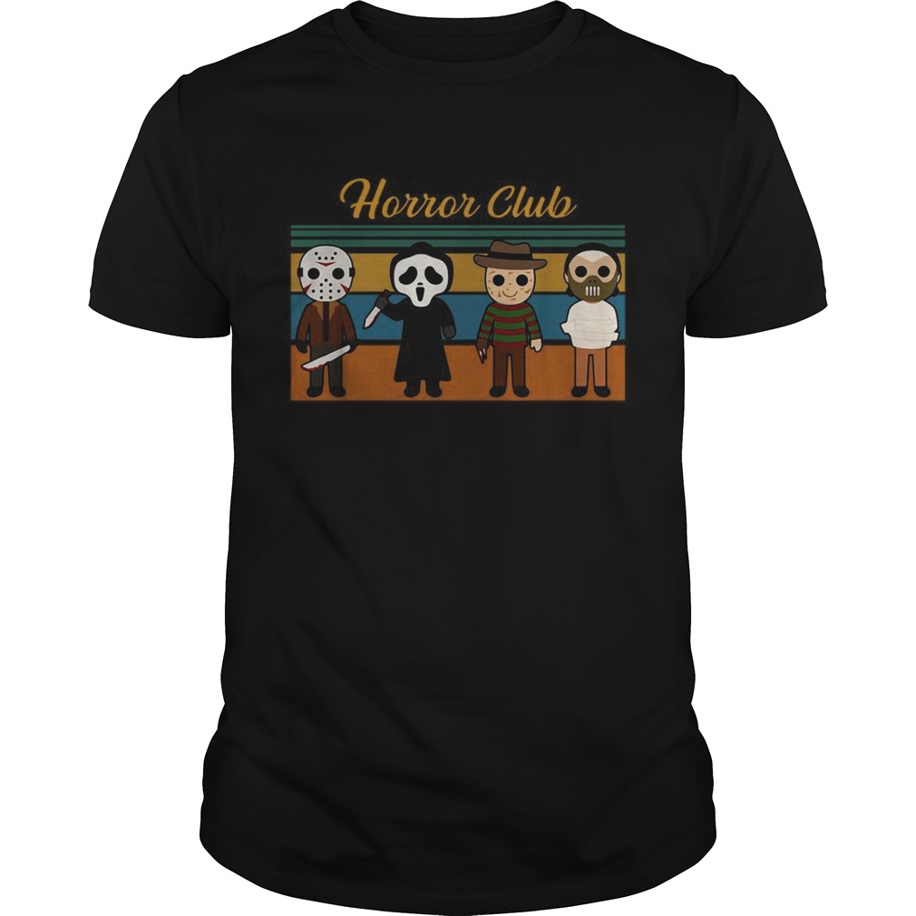 Halloween Horror club Horror character vintage shirt