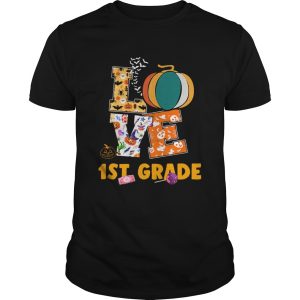 Halloween Love 1St Grade Teacher Gift TShirt