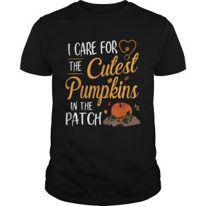 Halloween Nurse I Care For The Cutest Pumpkins In The Patch shirt