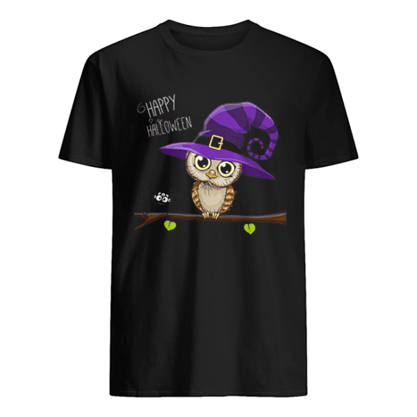 Halloween Owl Happy Halloween Tee shirt