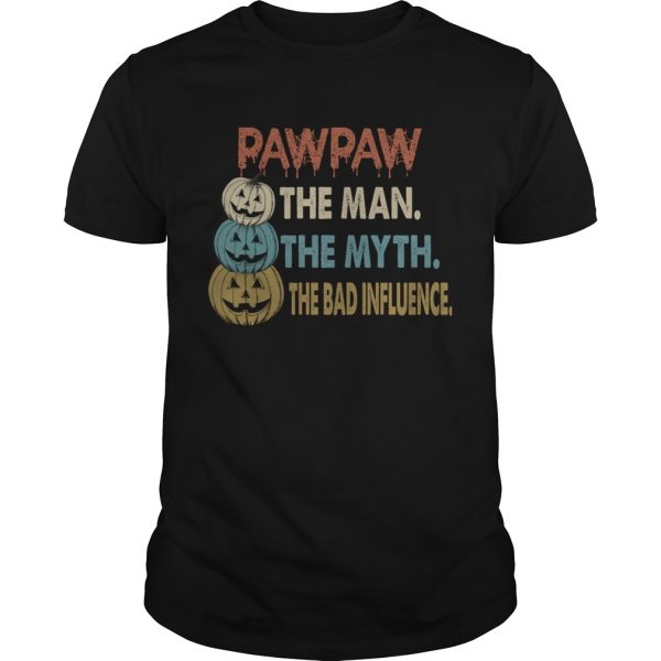 Halloween PawPaw The Man The Myth The Influence TShirt