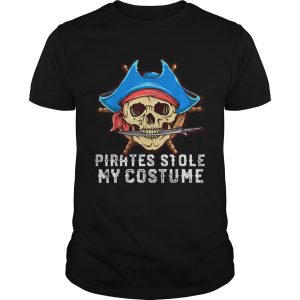 Halloween Pirates Stole My Costume Easy Outfit Adults shirt