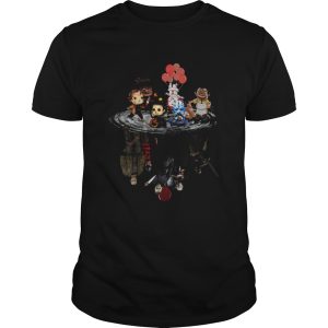 Halloween Slash shadow water shirt