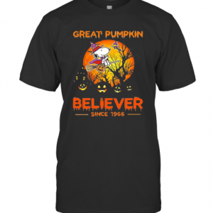 Halloween Snoopy Great Pumpkin Believer Since 1966 T-Shirt