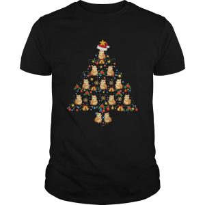 Hamsters Christmas Tree Awesome Gift TShirt