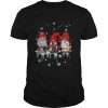 Hanging With Red Gnomies Sewing Machine Christmas shirt