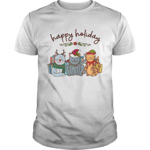 Happy Holliday Cats Christmas shirt