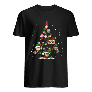 Harry Potter Chibi Characters Christmas Tree shirt