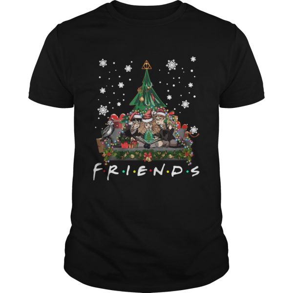 Harry Potter Hermione And Ron Weasley Christmas Tree style Friends tv show shirt